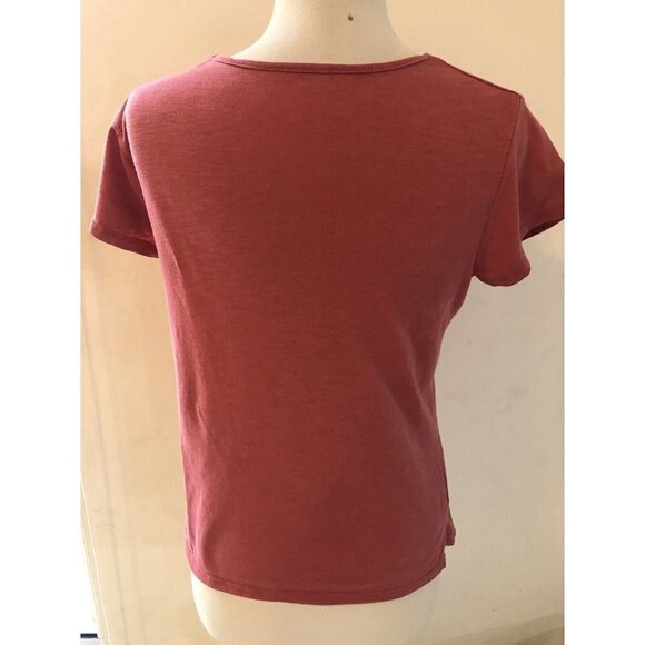 Women Summer Short Sleeve Casual T-Shirt Ladies Blouse Tee round collart Medium - Picture 3 of 4